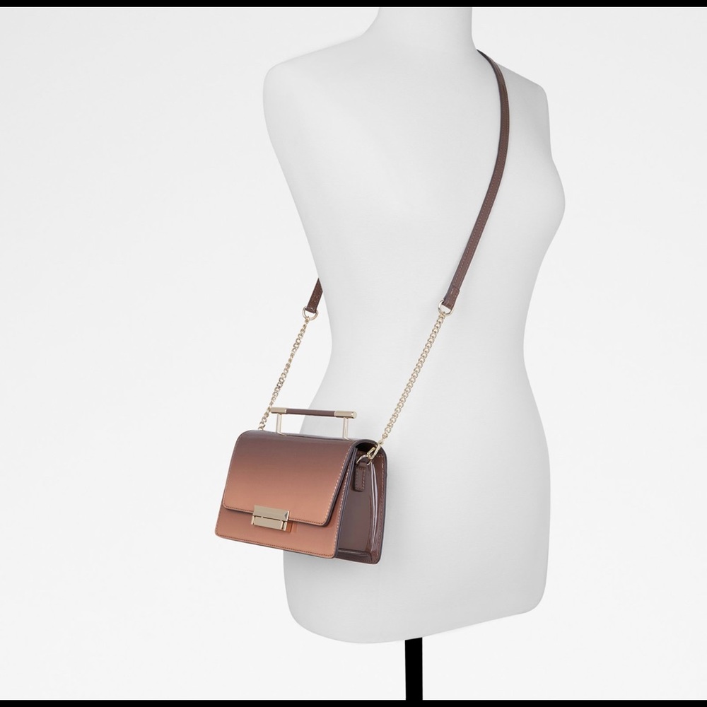 Ombré Brown Crossbody Bag